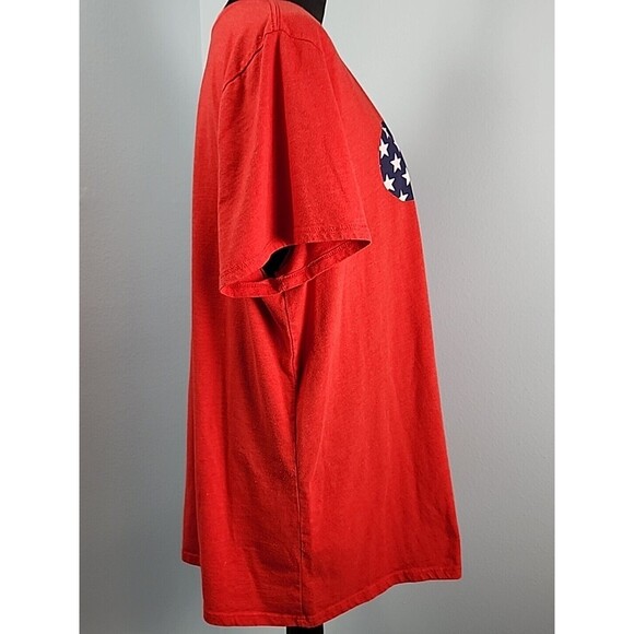 Disney Mickey Mouse American Flag Logo Graphic Tee 2X Women’s Plus - Picture 4 of 8